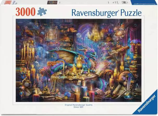 Ravensburger: Puzzle - Dragon's Library