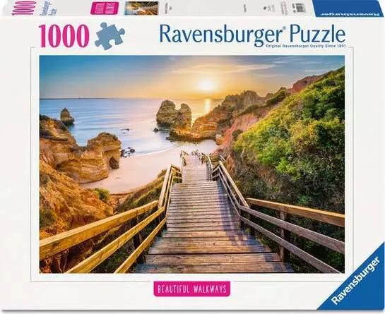 Ravensburger: Puzzle - Puzzle Highlights - Beautiful Walkways - Stairway Camilo Beach