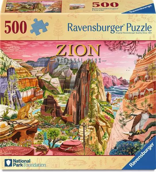 Ravensburger: Puzzle -  National Parks - Zion National Park (ONLINE ORDER ONLY)