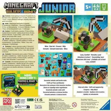 Ravensburger: Minecraft - Builders & Biomes- Junior (ONLINE ORDER ONLY)