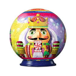Ravensburger: Puzzle - 3D Puzzle - Puzzle-Ball - Holiday Nutcracker - Red