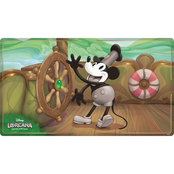 Steam Boat Willy PlayMat | Lorcana | New (ONLINE ORDER ONLY)