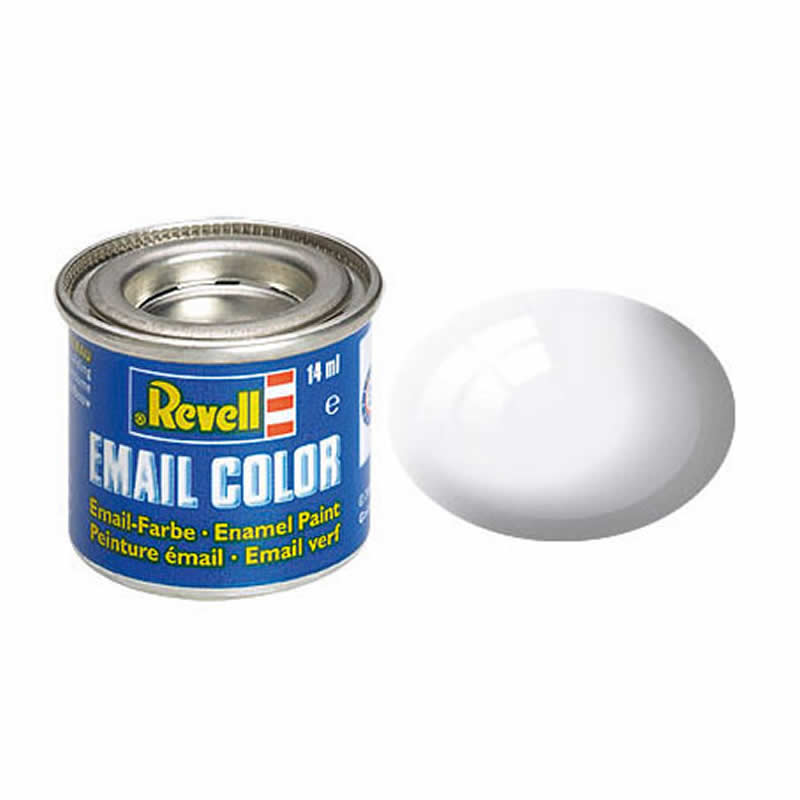 RVP32104 White Gloss Enamel Paint 14ml (.47oz) Tinlet Revell (ONLINE ORDER ONLY)