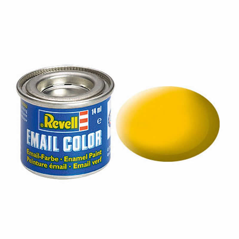 RVP32115 Yellow Matt Enamel Paint 14ml (.47oz) Tinlet Revell (ONLINE ORDER ONLY)
