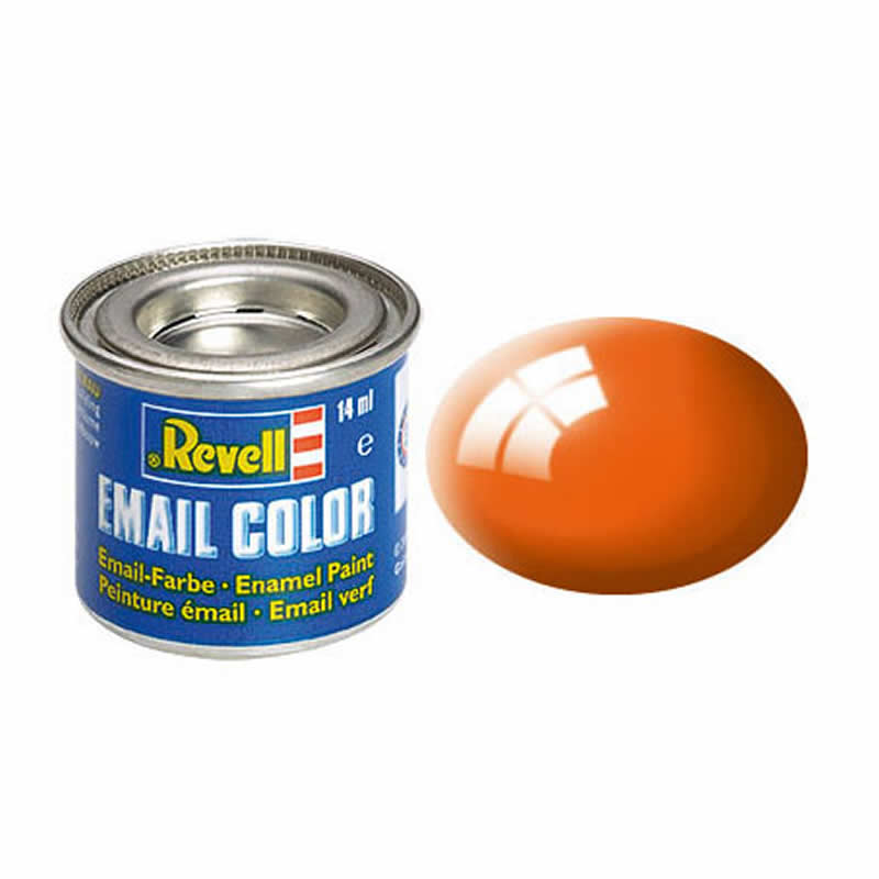 RVP32130 Orange Gloss Enamel Paint 14ml (.47oz) Tinlet Revell (ONLINE ORDER ONLY)