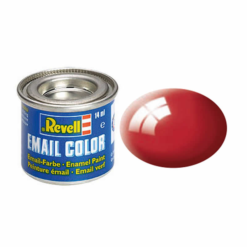 RVP32134 Italian Red Gloss Enamel Paint 14ml (.47oz) Tinlet Revell (ONLINE ORDER ONLY)