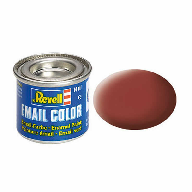 RVP32137 Reddish Brown Matt Enamel Paint 14ml (.47oz) Tinlet Revell (ONLINE ORDER ONLY)