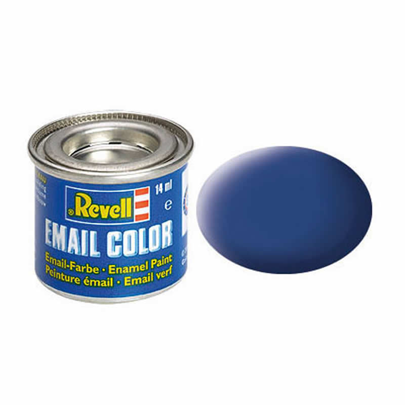 RVP32156 Blue Matt Enamel Paint 14ml (.47oz) Tinlet Revell (ONLINE ORDER ONLY)