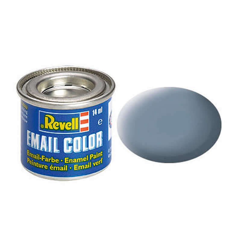 RVP32157 Grey Matt Enamel Paint 14ml (.47oz) Tinlet Revell (ONLINE ORDER ONLY)