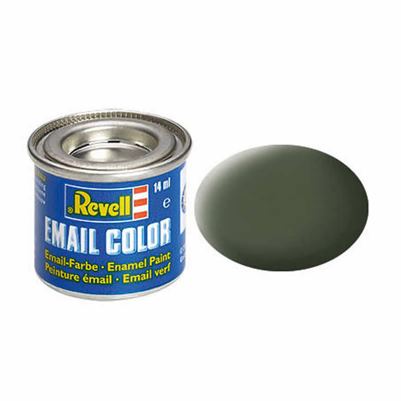 RVP32165 Bronze Green Matt Enamel Paint 14ml (.47oz) Tinlet Revell (ONLINE ORDER ONLY)