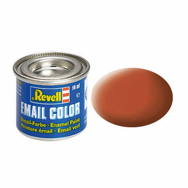 RVP32185 Brown Matt Enamel Paint 14ml (.47oz) Tinlet Revell (ONLINE ORDER ONLY)