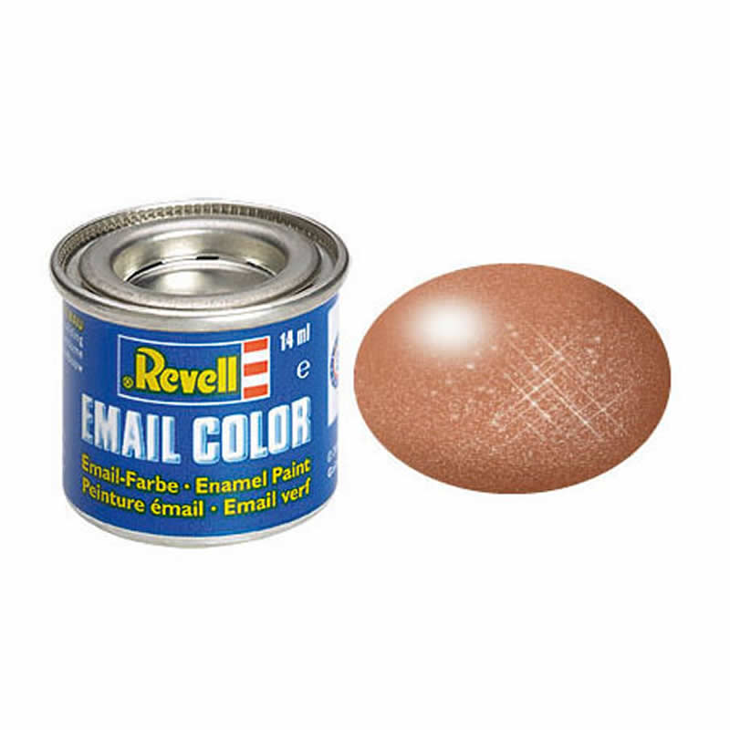 RVP32193 Copper Metallic Enamel Paint 14ml (.47oz) Tinlet Revell (ONLINE ORDER ONLY)