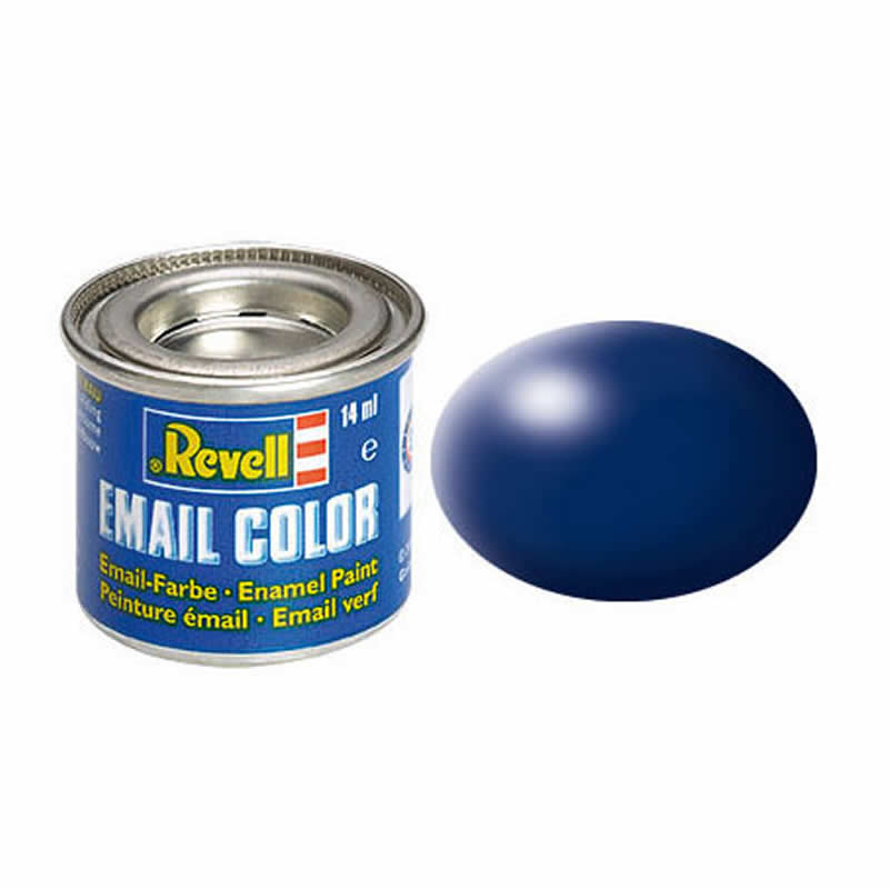 RVP32350 Dark Blue Silk Enamel Paint 14ml (.47oz) Tinlet Revell (ONLINE ORDER ONLY)