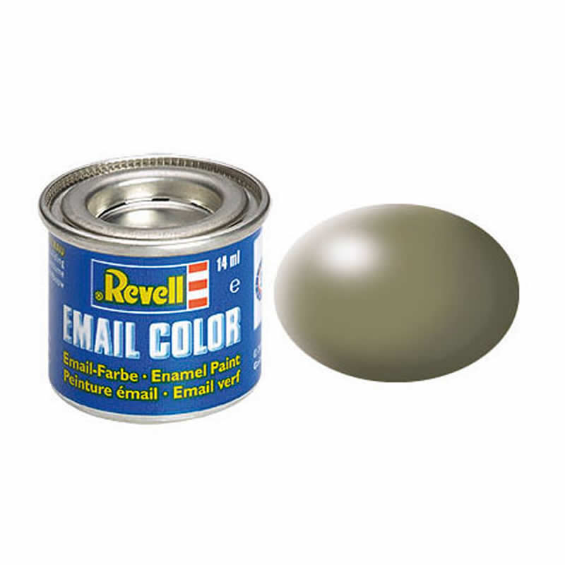 RVP32362 Greyish Green Silk Enamal Paint 14ml (.47oz) Tinlet Revell (ONLINE ORDER ONLY)