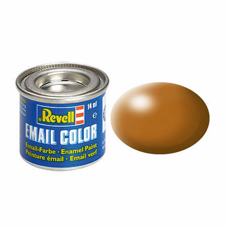 RVP32382 Wood Brown Silk Enamel Paint 14ml (.47oz) Tinlet Revell (ONLINE ORDER ONLY)