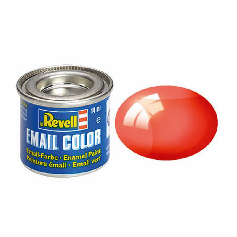 RVP32731 Red Clear Enamel Paint 14ml (.47oz) Tinlet Revell (ONLINE ORDER ONLY)