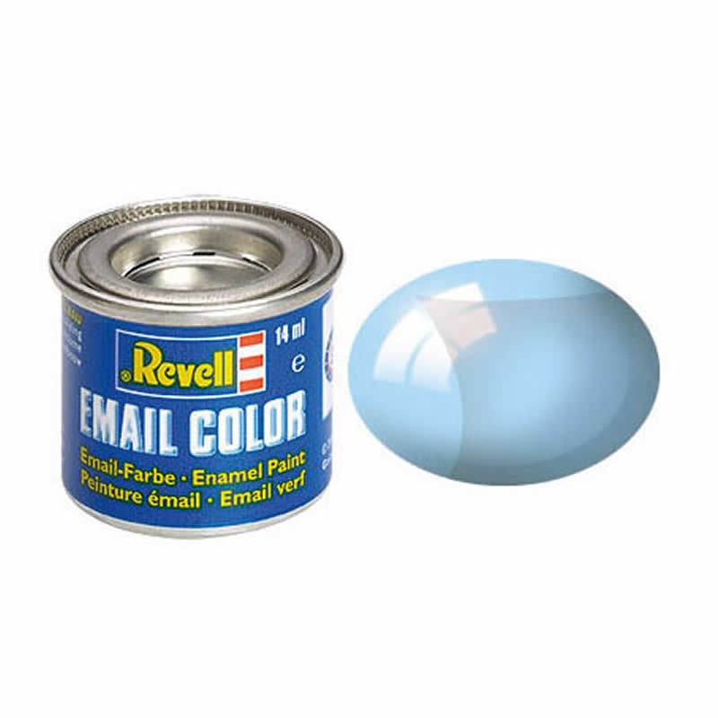RVP32752 Blue Clear Enamel Paint 14ml (.47oz) Tinlet Revell (ONLINE ORDER ONLY)