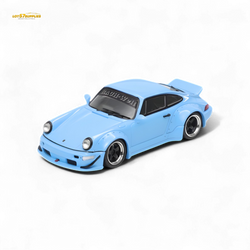 Fast Speed FS Rauh-Welt RWB964 Wide-Body Duck Wing - Sky Blue 1:64 (ONLINE ORDER ONLY)