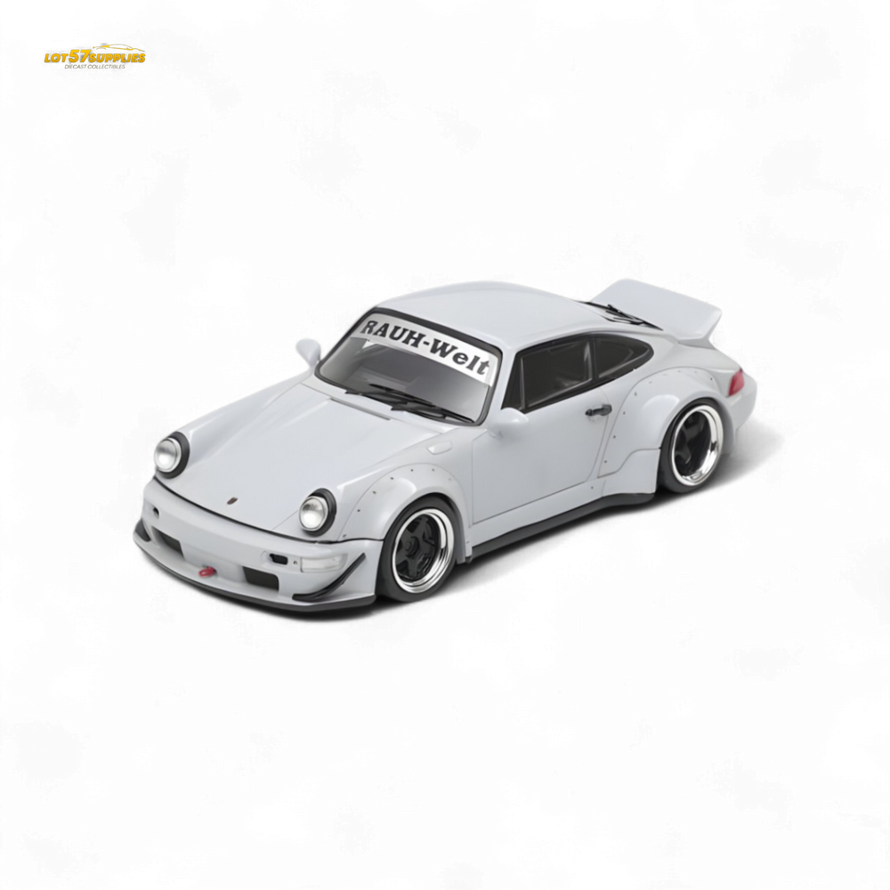Fast Speed FS Rauh-Welt RWB964 Wide-Body Duck Wing - Grey 1:64 (ONLINE ORDER ONLY)