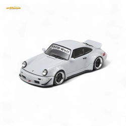 Fast Speed FS Rauh-Welt RWB964 Wide-Body Duck Wing - Grey 1:64 (ONLINE ORDER ONLY)