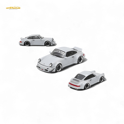 Fast Speed FS Rauh-Welt RWB964 Wide-Body Duck Wing - Grey 1:64 (ONLINE ORDER ONLY)