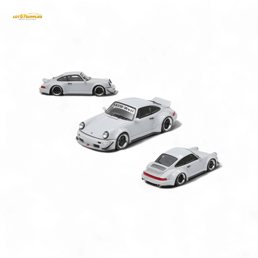 Fast Speed FS Rauh-Welt RWB964 Wide-Body Duck Wing - Grey 1:64 (ONLINE ORDER ONLY)