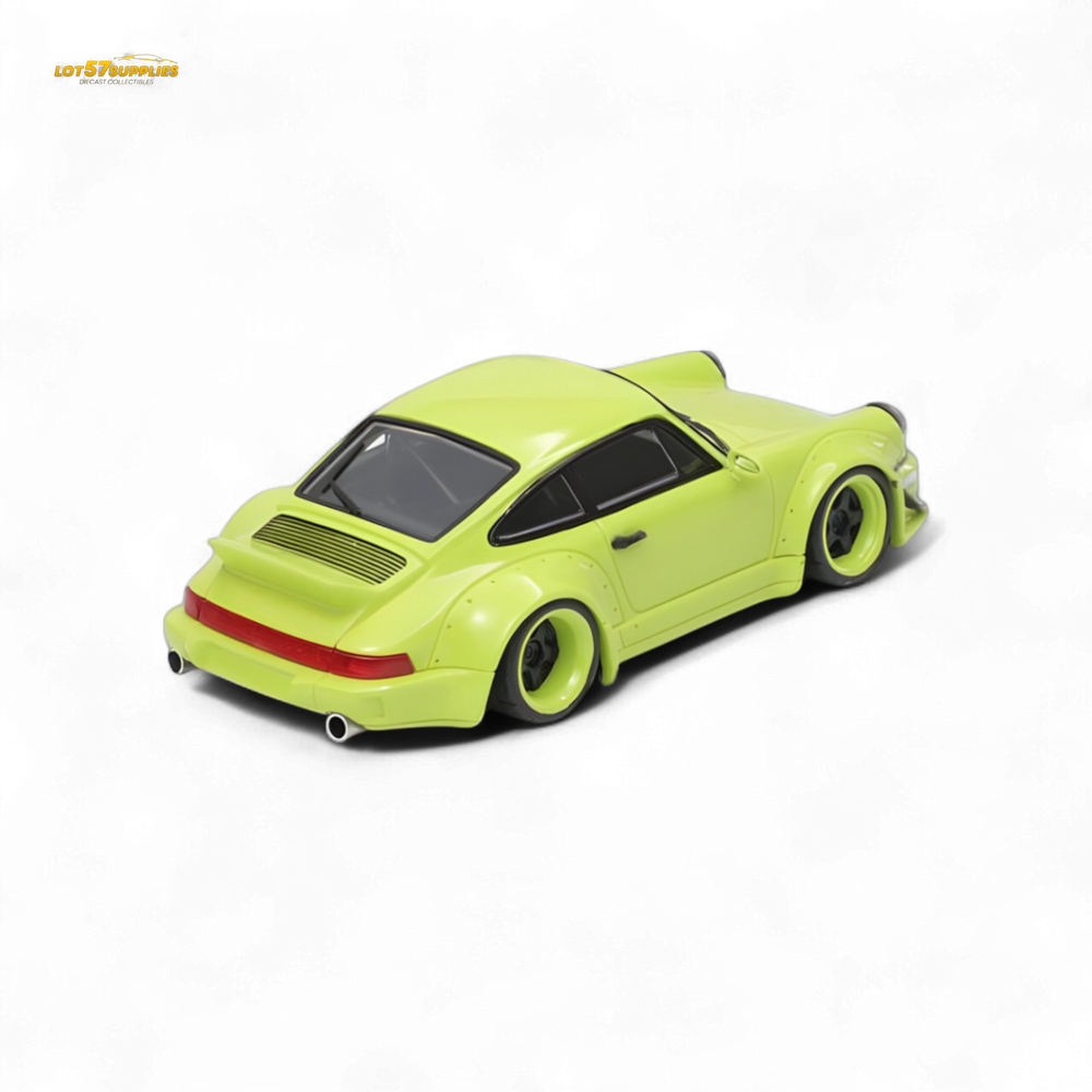 Fast Speed FS Rauh-Welt RWB964 Wide-Body Duck Wing - Green 1:64 (ONLINE ORDER ONLY)