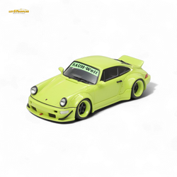 Fast Speed FS Rauh-Welt RWB964 Wide-Body Duck Wing - Green 1:64 (ONLINE ORDER ONLY)