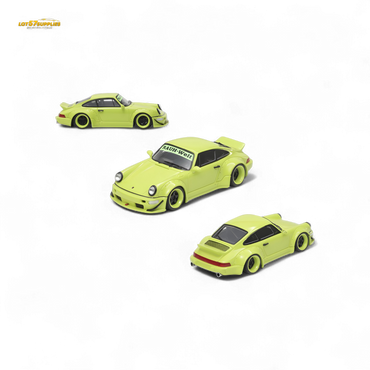 Fast Speed FS Rauh-Welt RWB964 Wide-Body Duck Wing - Green 1:64 (ONLINE ORDER ONLY)