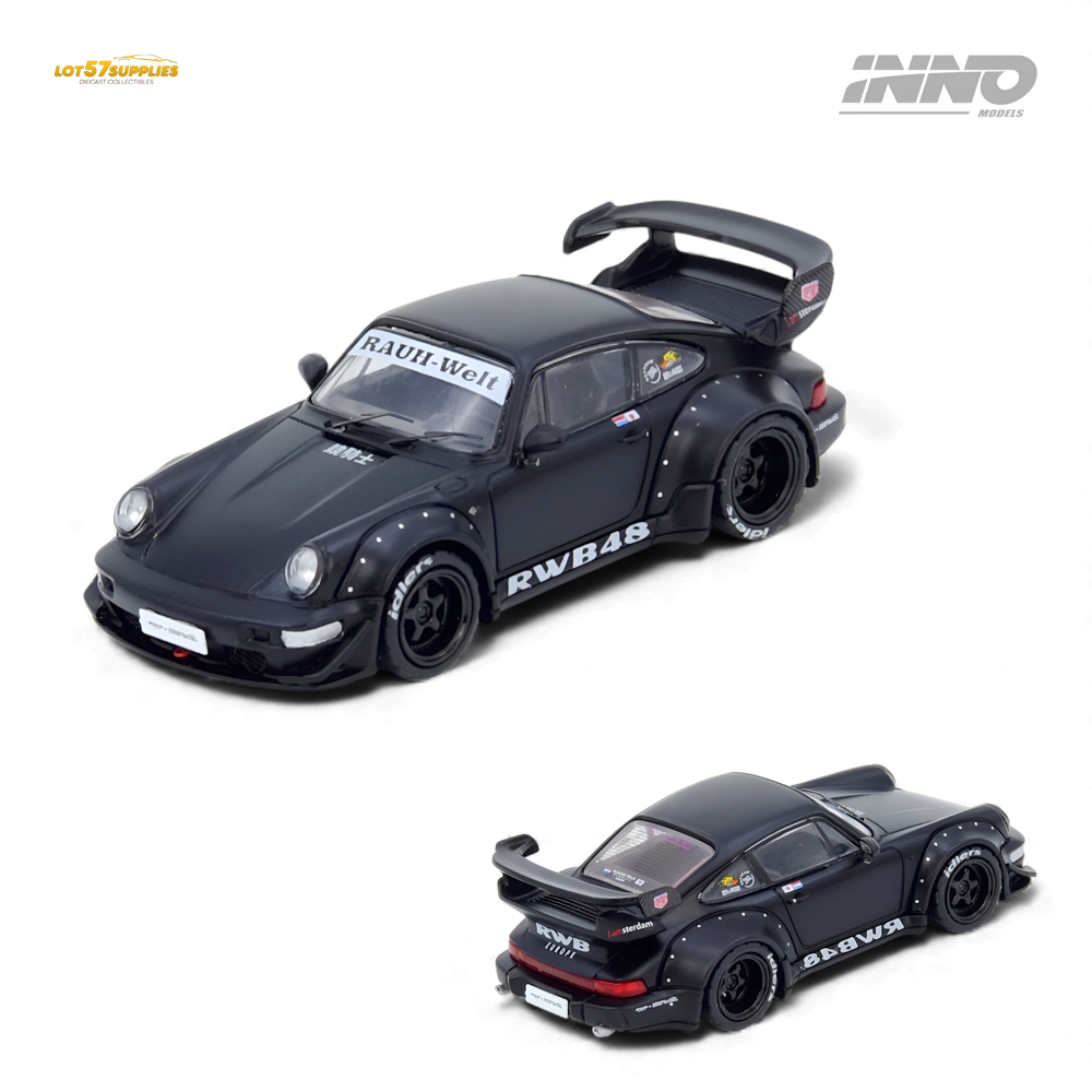 (Pre-Order) INNO64 RWB 964 Darth Vader - Black Matt 1:64 (ONLINE ORDER ONLY)