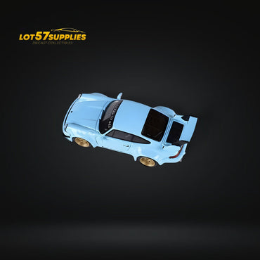 Fast Speed Porsche 964 RWB Widebody KASHIWA X Version Rear Wing in Tiffany Blue 1:64 (ONLINE ORDER ONLY)
