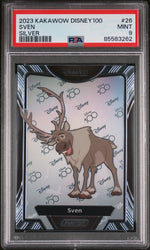 2023 KAKAWOW PHANTOM DISNEY 100 WONDROUS CHARACTER SVEN SILVER 26 PSA 9 (Online Order Only)