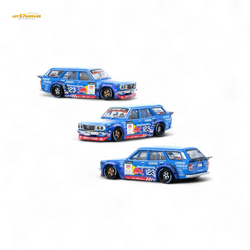 Inno64 MAD MIKE 1976 MAZDA RX3 Station Wagon D1GP Series 2024 1:64 (ONLINE ORDER ONLY)
