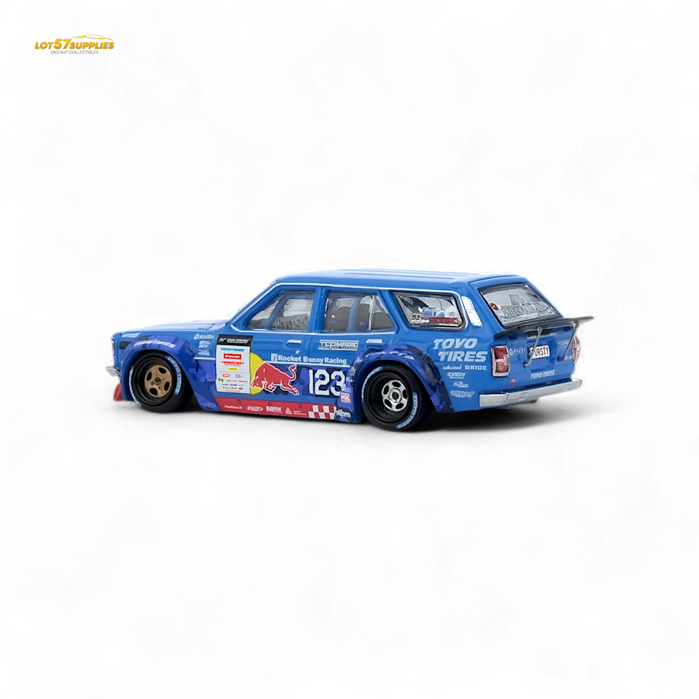 Inno64 MAD MIKE 1976 MAZDA RX3 Station Wagon D1GP Series 2024 1:64 (ONLINE ORDER ONLY)
