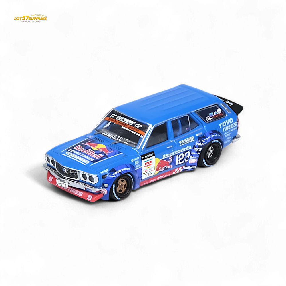 Inno64 MAD MIKE 1976 MAZDA RX3 Station Wagon D1GP Series 2024 1:64 (ONLINE ORDER ONLY)