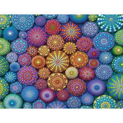 Radiating Rainbow Mandalas 2000 Piece Jigsaw Puzzle Ravensburger