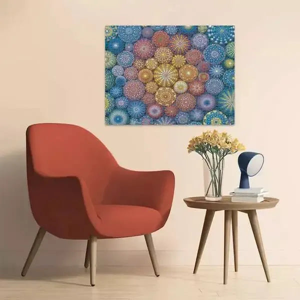 Radiating Rainbow Mandalas 2000 Piece Jigsaw Puzzle Ravensburger