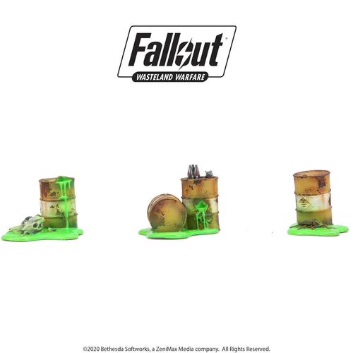 Fallout: Wasteland Warfare - Terrain Expansion - Radioactive Containers (ONLINE ORDER ONLY)