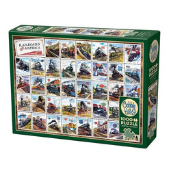 Railroads of America 1000 Piece Jigsaw Puzzle Cobble Hill (ONLINE ORDER ONLY)