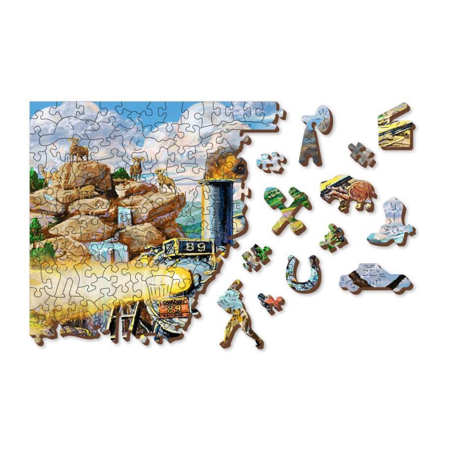 Railway 505 Piece Wood Jigsaw Puzzle Wooden City (ONLINE ORDER ONLY)