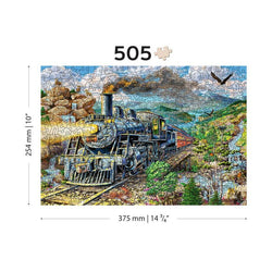 Railway 505 Piece Wood Jigsaw Puzzle Wooden City (ONLINE ORDER ONLY)