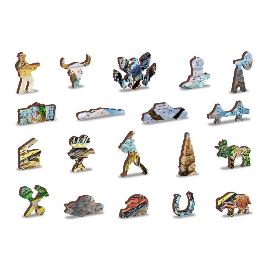 Railway 505 Piece Wood Jigsaw Puzzle Wooden City (ONLINE ORDER ONLY)