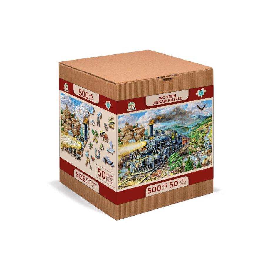 Railway 505 Piece Wood Jigsaw Puzzle Wooden City (ONLINE ORDER ONLY)