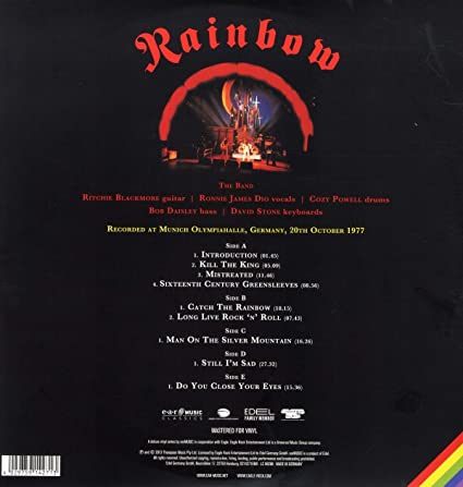 Live In Munich 1977 (Limited Edition,180 Gram Virgin Vinyl) (3 L [Vinyl] (ONLINE ORDER ONLY)