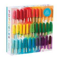 Rainbow Popsicles 500 Piece Jigsaw Puzzle Galison (ONLINE ORDER ONLY)