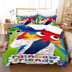 Rainbow Friends Bedding Set Quilt Cover Without Filler (Online Order Only)