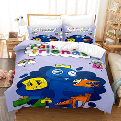 Rainbow Friends Bedding Set Quilt Cover Without Filler (Online Order Only)