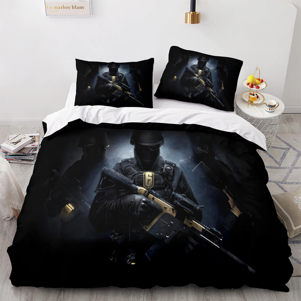Rainbow Six Siege Bedding Set Quilt Covers Room Decoration (Online Order Only)