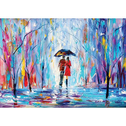 Rainy Love 1000 Piece Jigsaw Puzzle Enjoy (ONLINE ORDER ONLY)