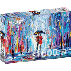 Rainy Love 1000 Piece Jigsaw Puzzle Enjoy (ONLINE ORDER ONLY)